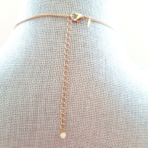 Red Crystal & Rhinestone Necklace - Picture 3 of 5